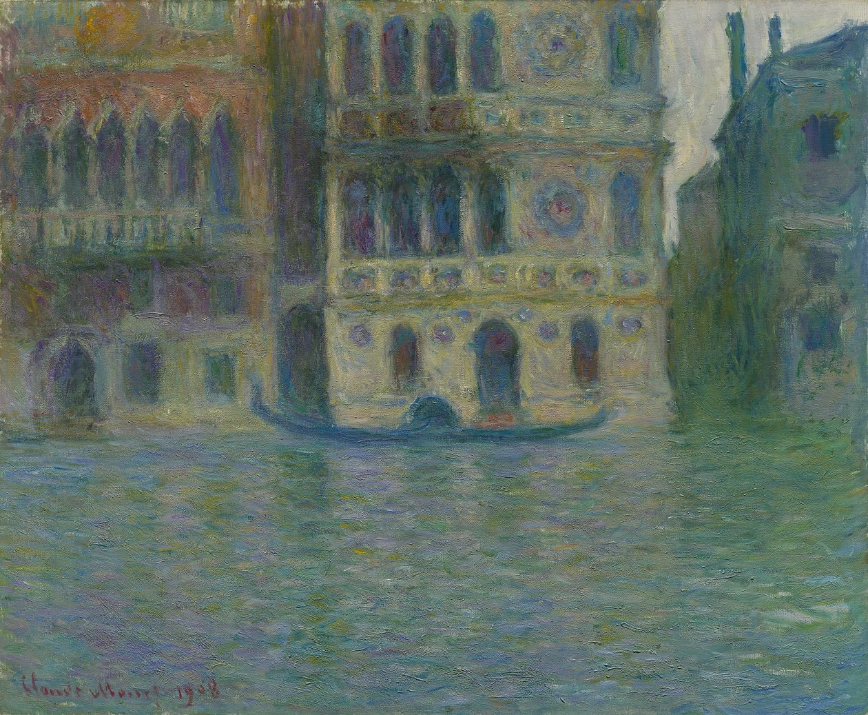 Velence, Palazzo Dario, 1908 alkotó: Claude Monet