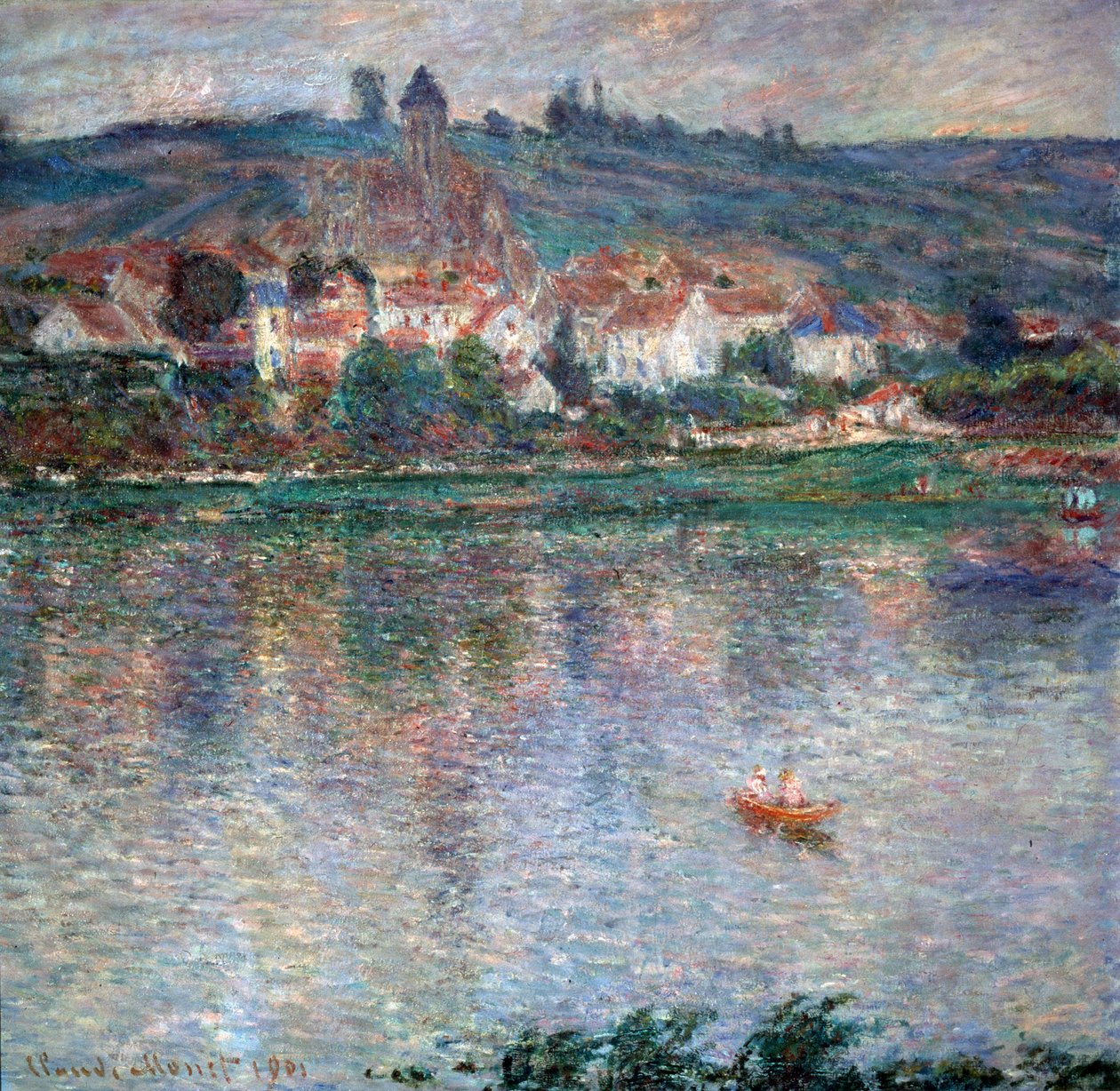 Vétheuil falu, 1901 alkotó: Claude Monet