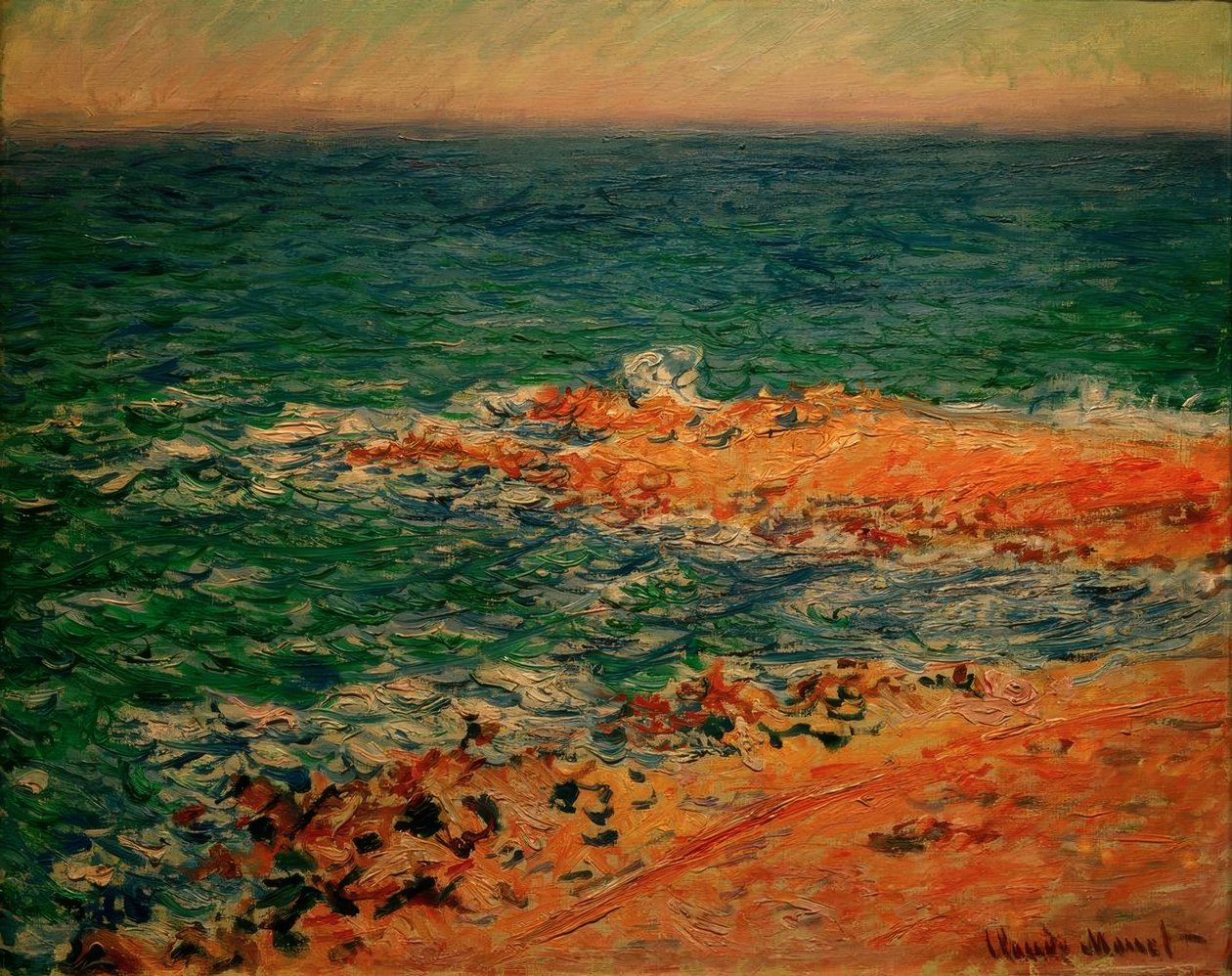 Kilátás a tengerre alkotó: Claude Monet