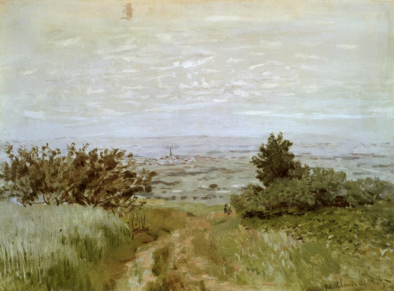 Kilátás a síkságra Argenteuilben alkotó: Claude Monet