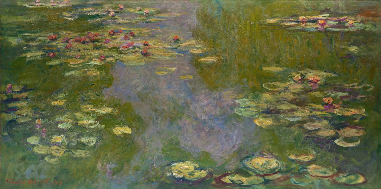 Tavirózsa, 1919 alkotó: Claude Monet