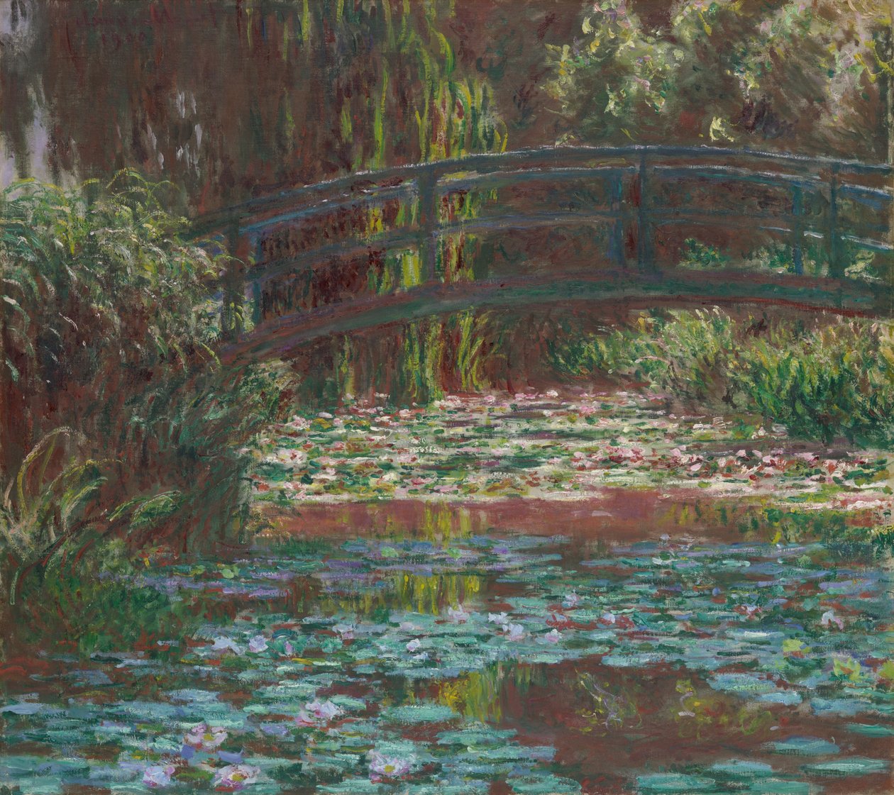 Tavirózsa tó alkotó: Claude Monet