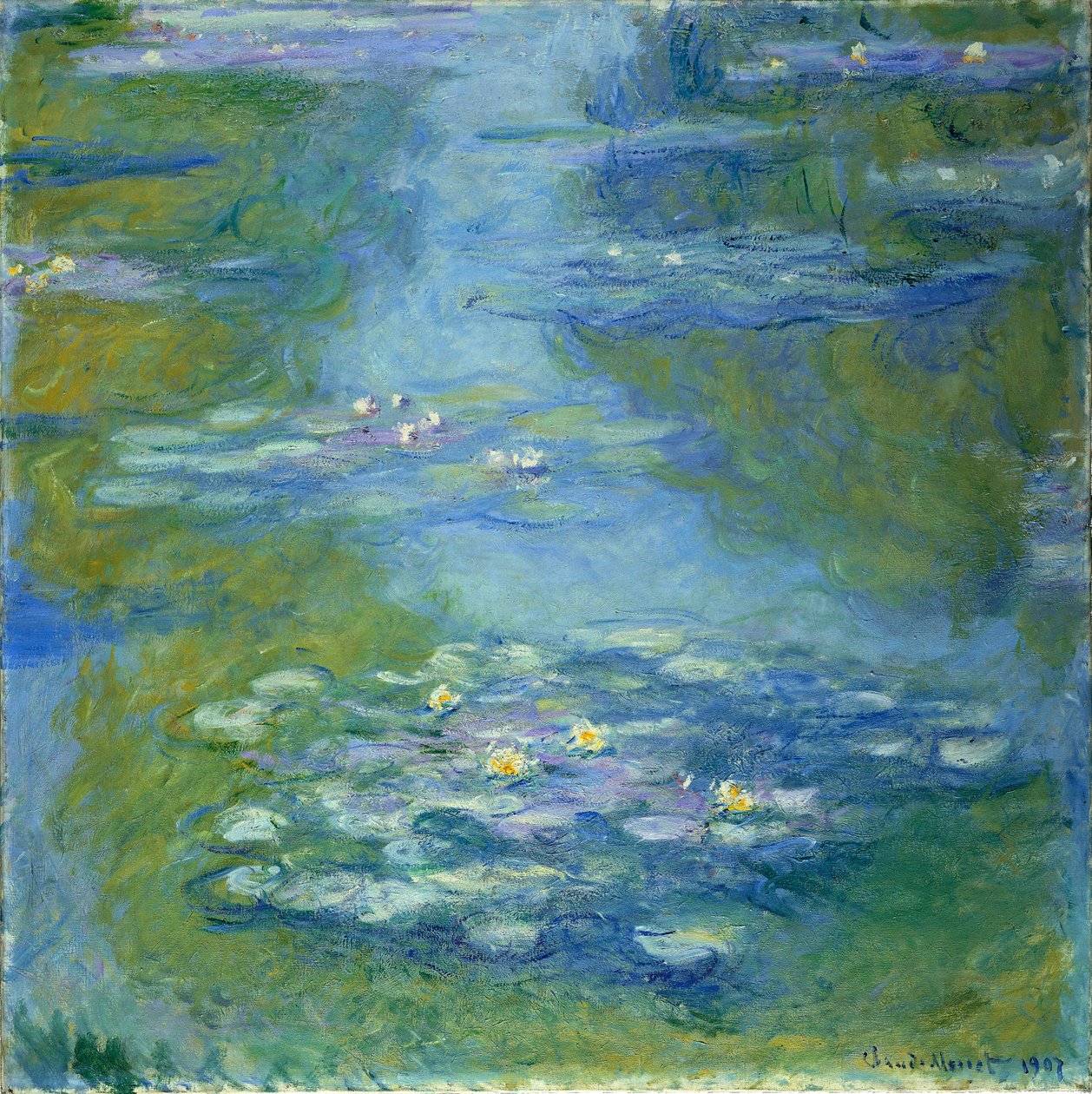 Tavirózsa, 1907 alkotó: Claude Monet