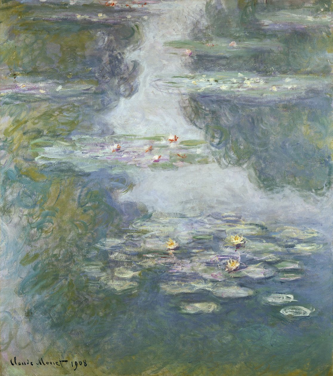 Tavirózsa, Nympheas, 1908 alkotó: Claude Monet