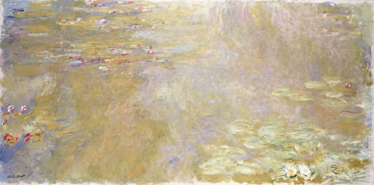 Tavirózsa-tó, 1917-1919 körül alkotó: Claude Monet