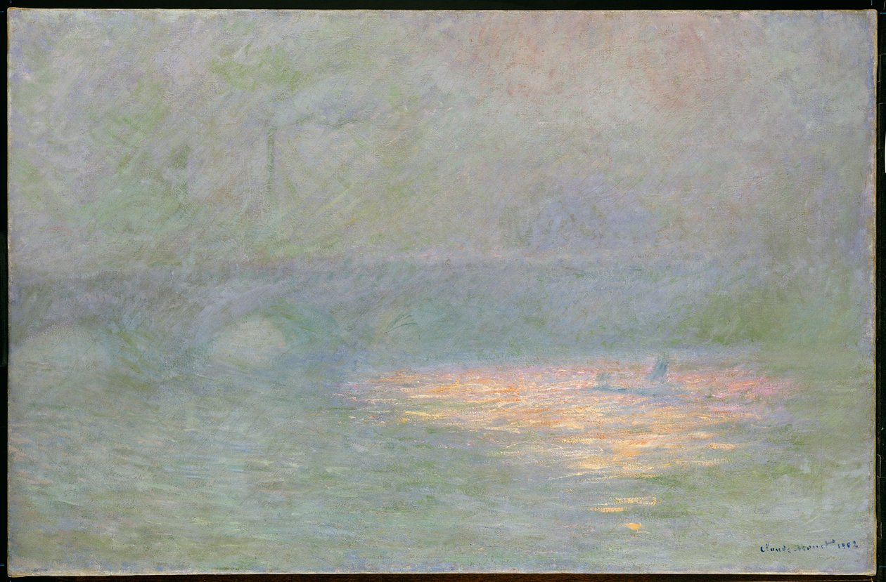 Waterloo híd alkotó: Claude Monet