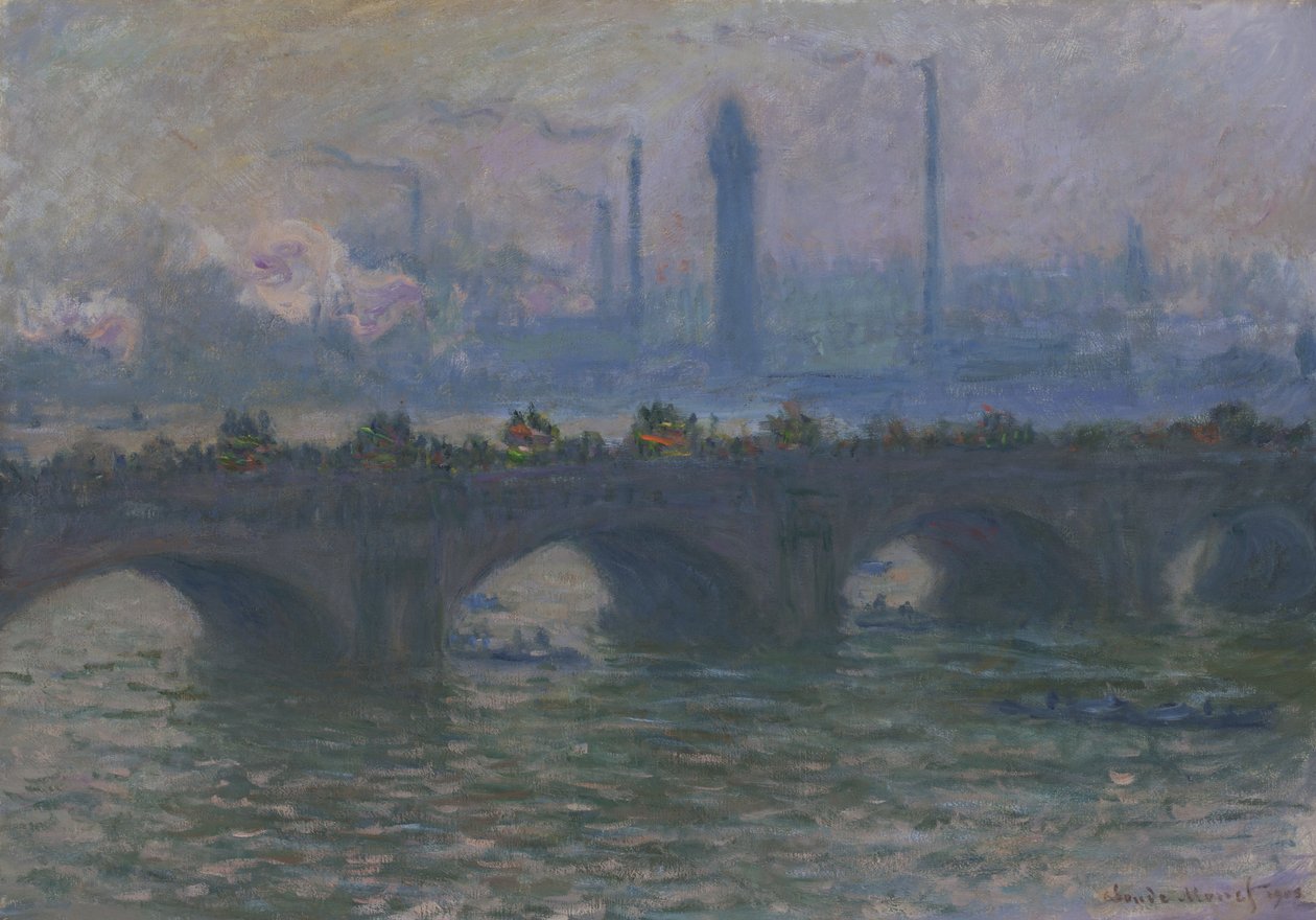 Waterloo híd, 1903 alkotó: Claude Monet