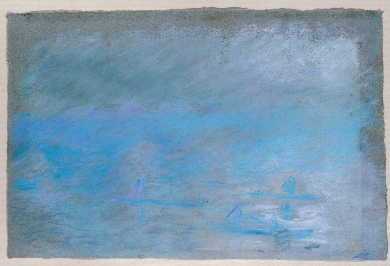 Waterloo híd, Brouillard alkotó: Claude Monet