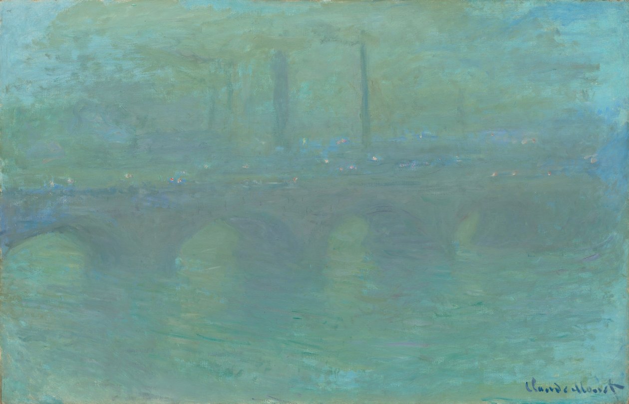 Waterloo Bridge, London, alkonyatkor alkotó: Claude Monet