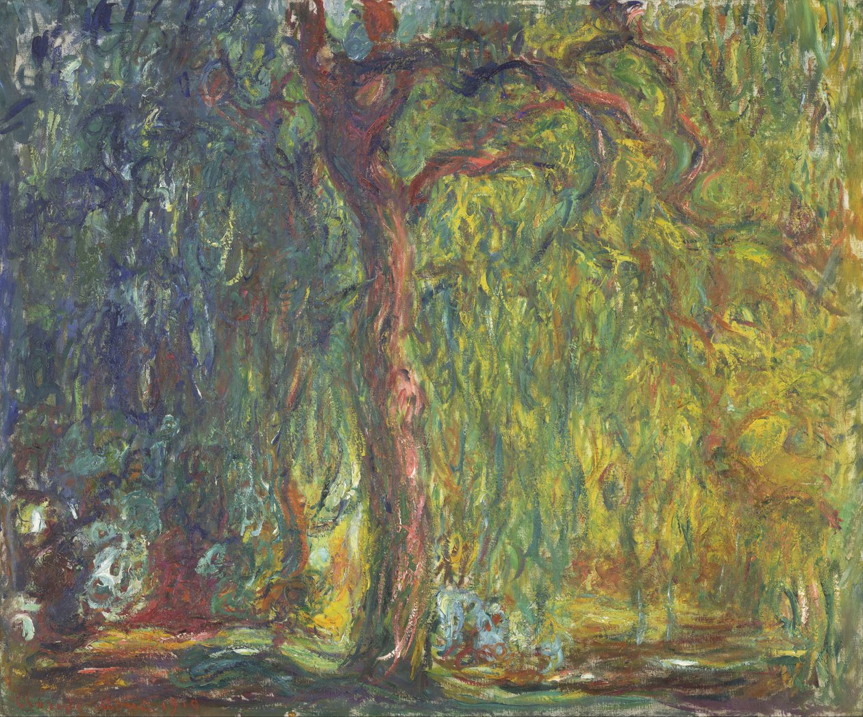 Szomorúfűz alkotó: Claude Monet
