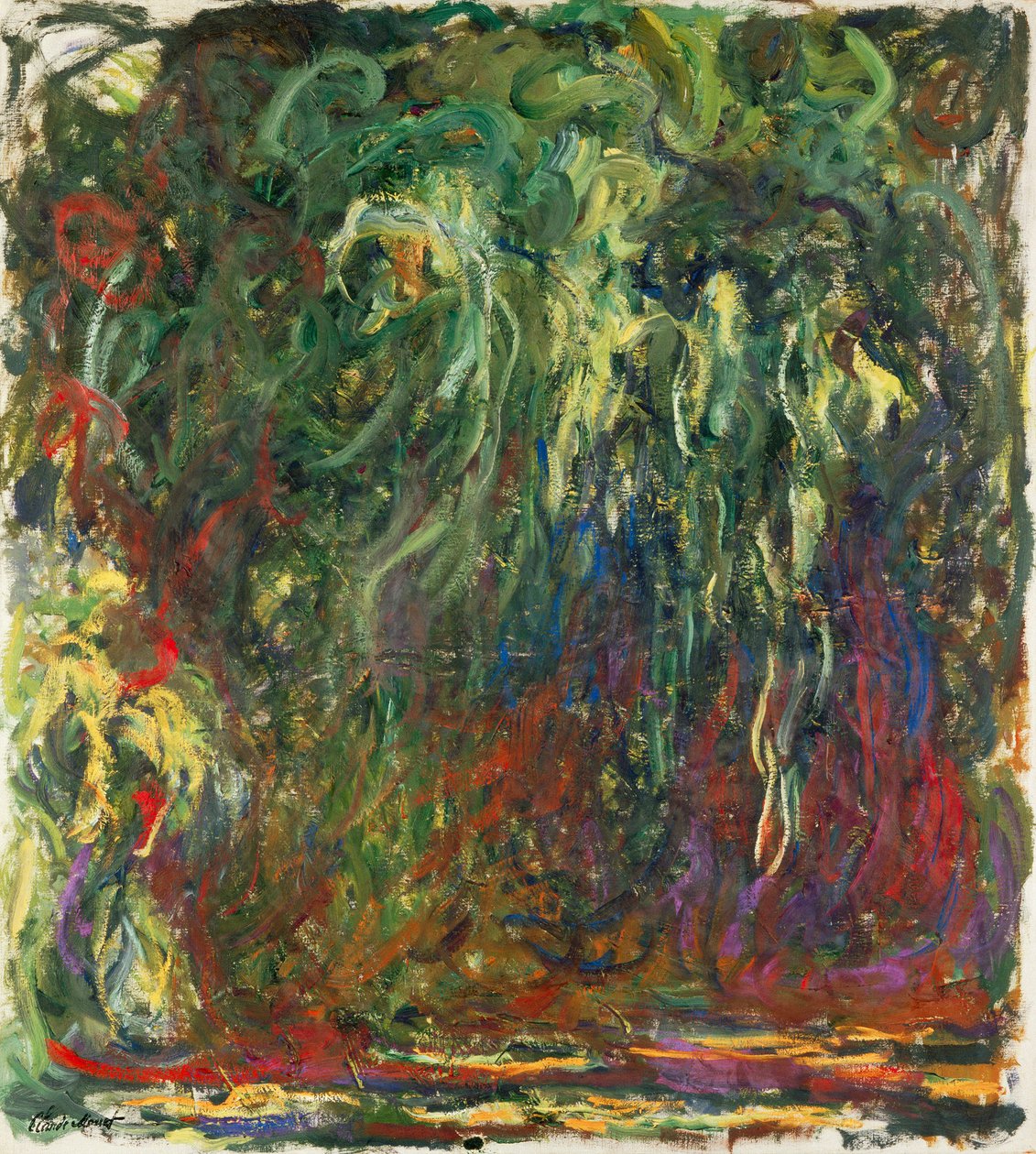 Sírófűz, 1920-1922. alkotó: Claude Monet