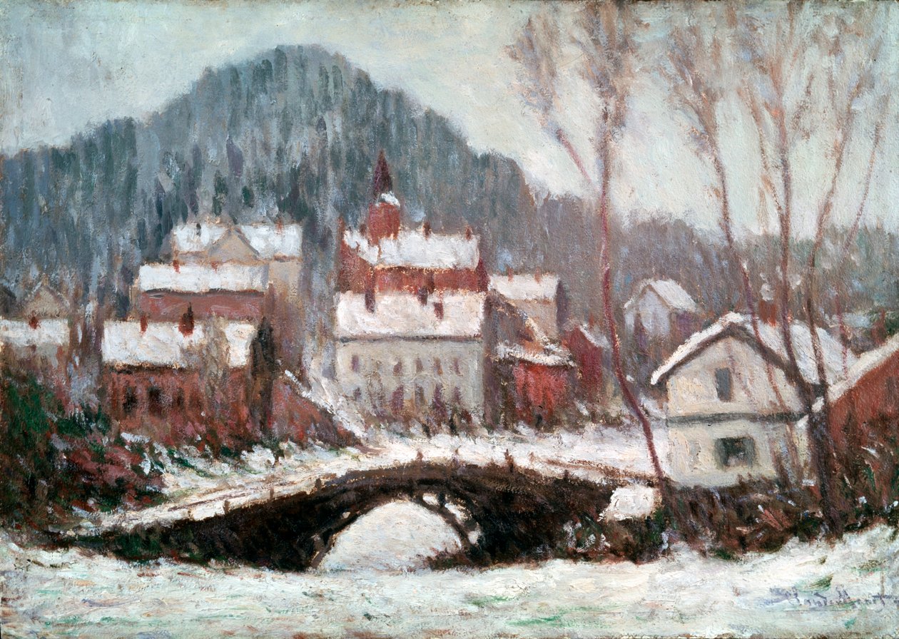Téli táj, 1895. alkotó: Claude Monet