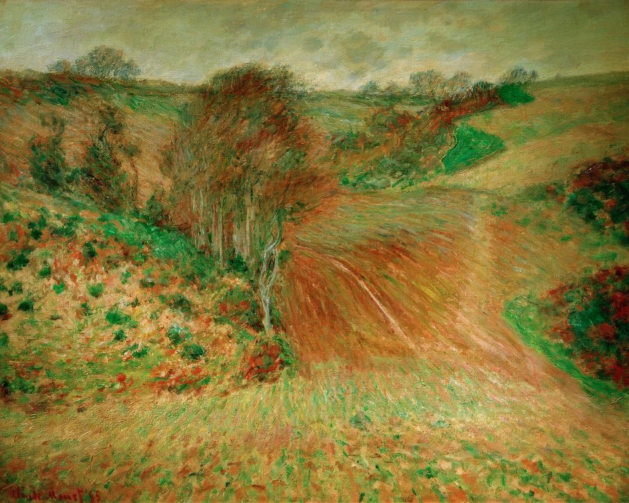 Téli táj Etretat közelében alkotó: Claude Monet