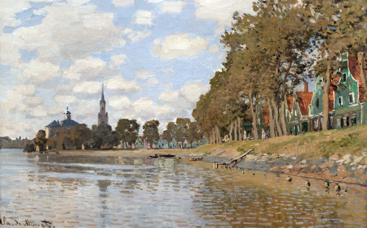 Zaandam, 1871 alkotó: Claude Monet
