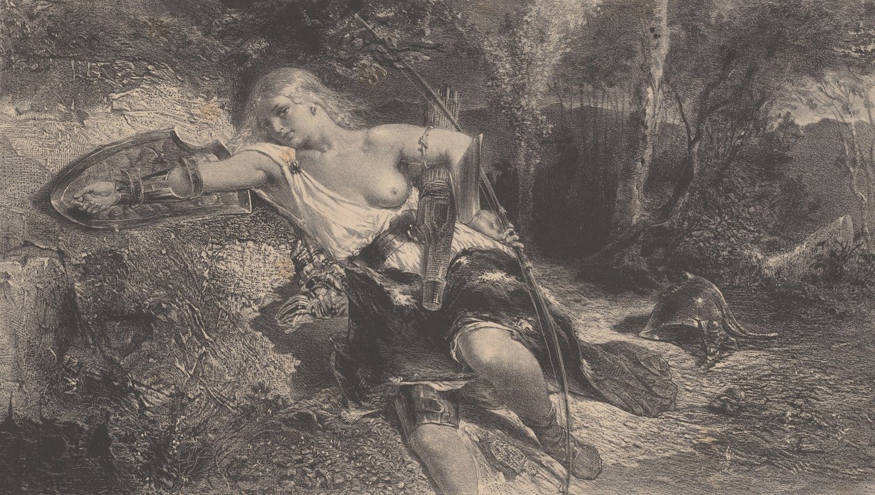 Clorinde, 1847. alkotó: Célestin Nanteuil