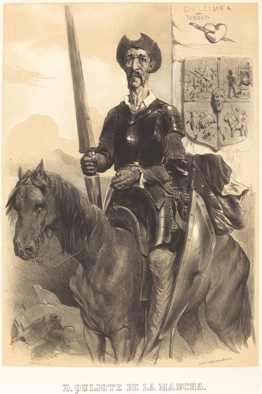 La Mancha Don Quijote alkotó: Célestin Nanteuil