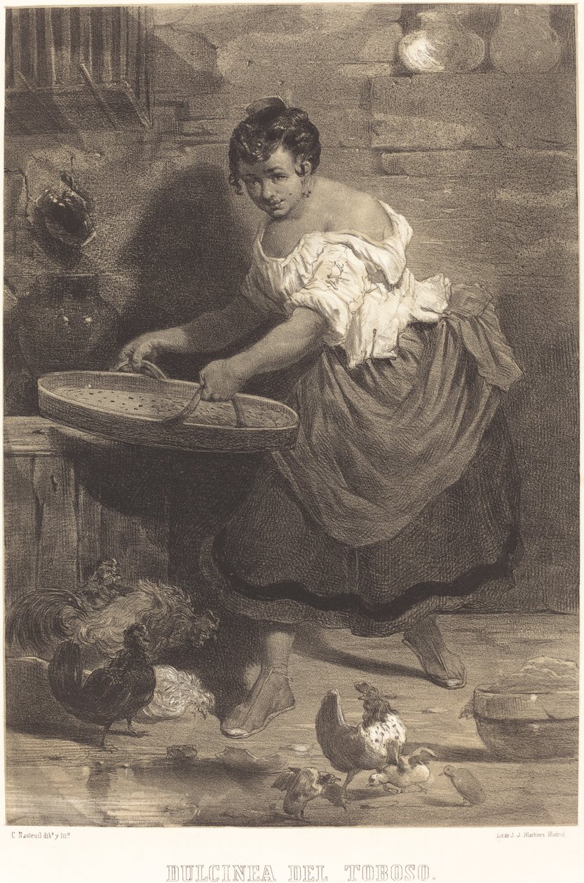 Dulcinea del Toboso alkotó: Célestin Nanteuil