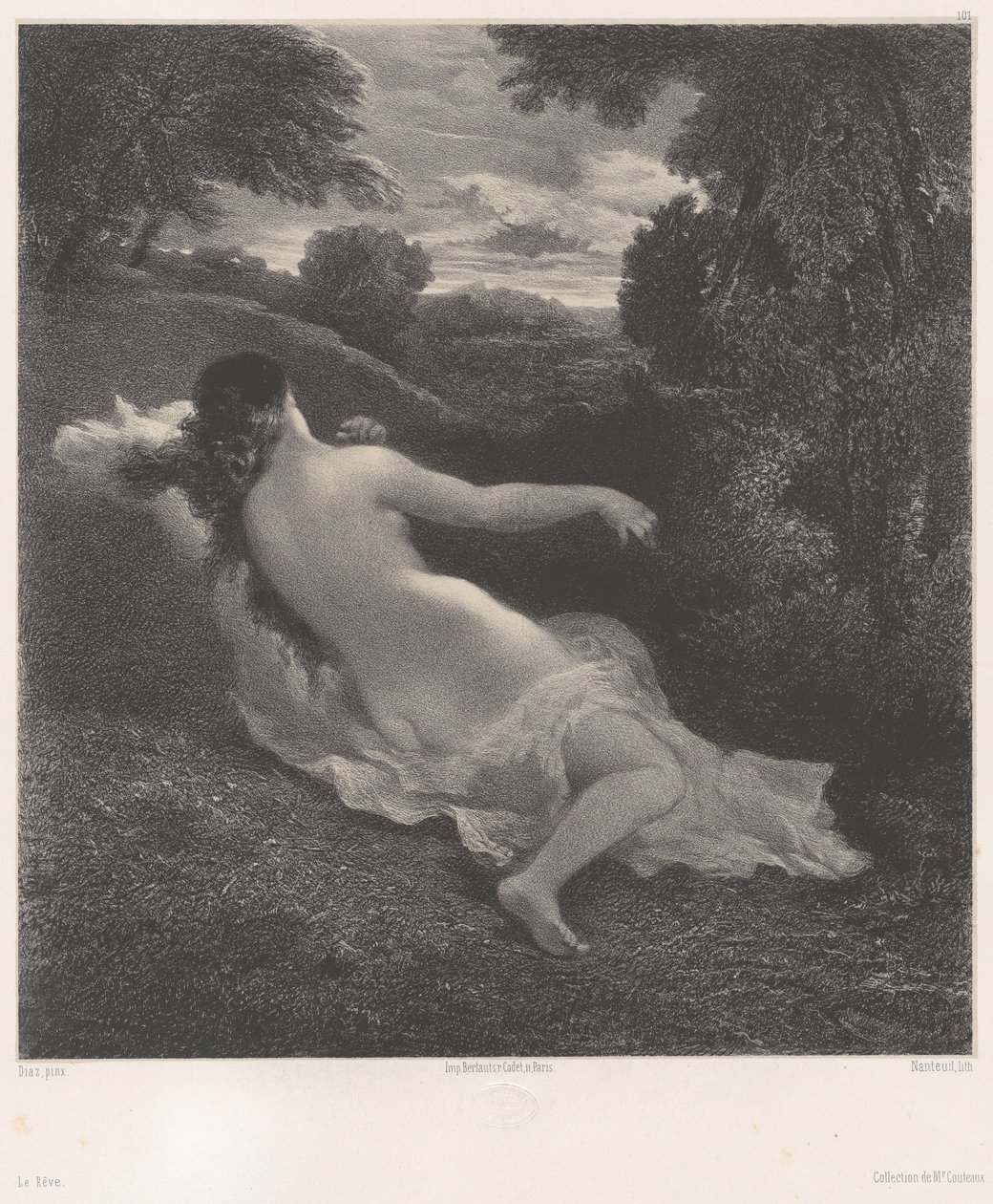 Az álom, kb. 1849-62., kb. 1849-62. alkotó: Célestin Nanteuil