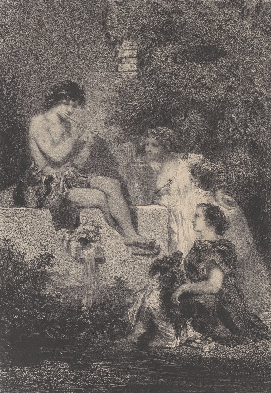 A szökőkút, kb. 1830-70. alkotó: Célestin Nanteuil