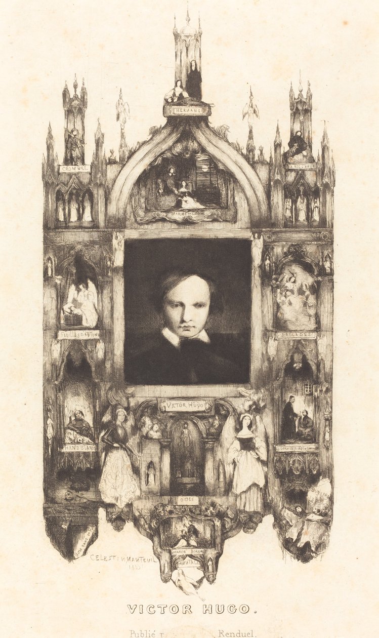 Victor Hugo alkotó: Célestin Nanteuil
