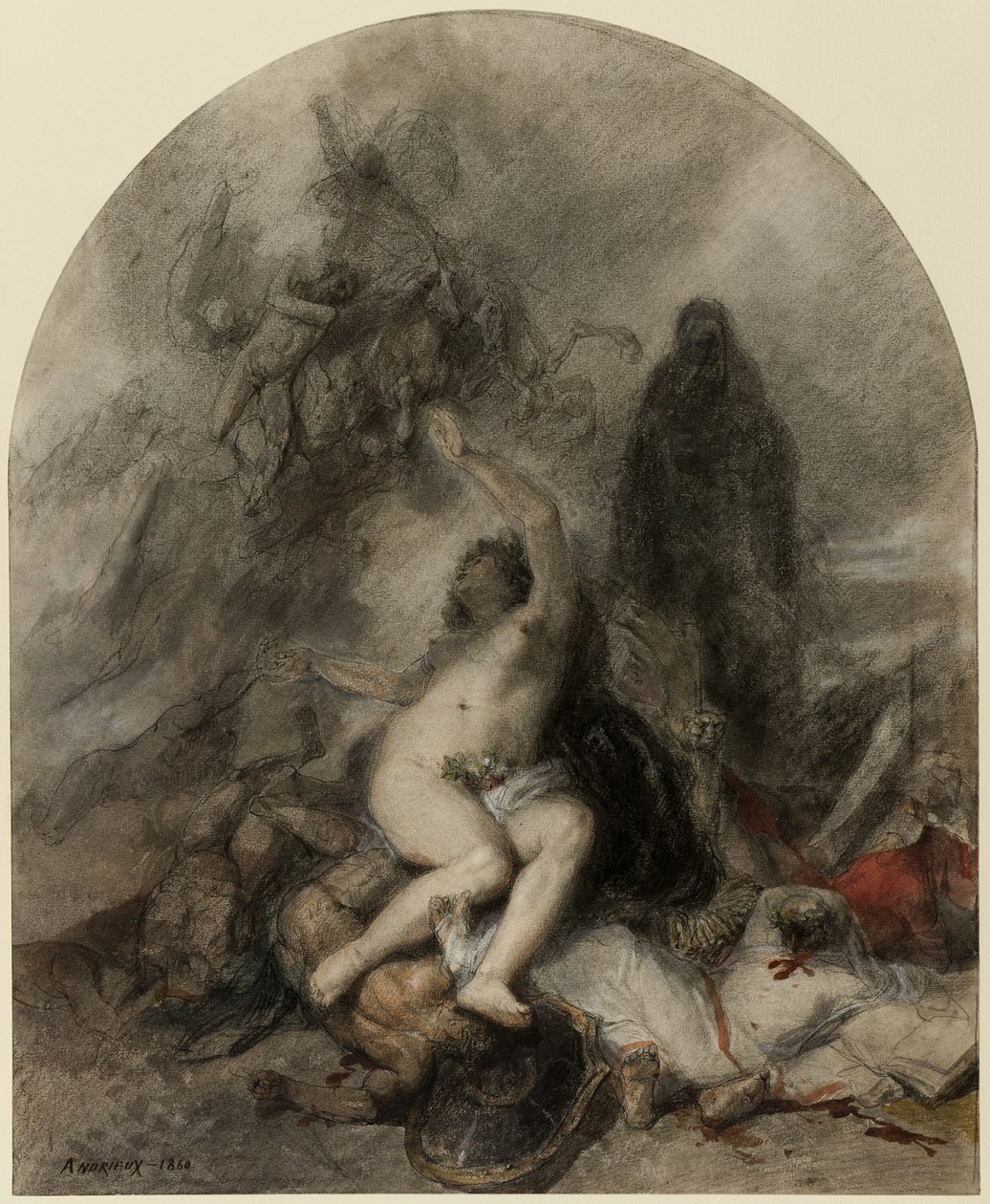 A háború allegóriája alkotó: Clément Auguste Andrieux