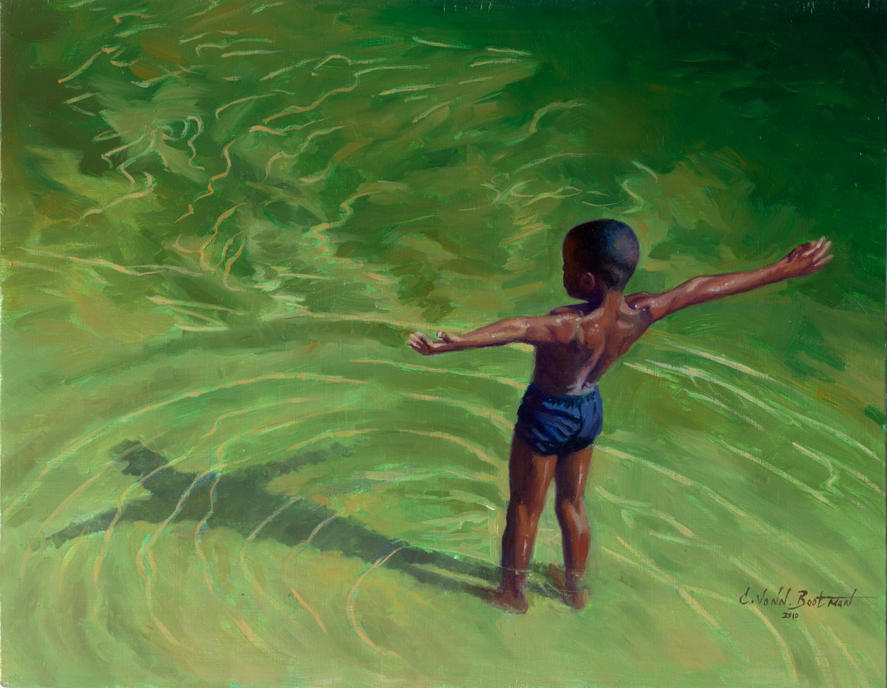 Én, 2011, (olaj, fa) alkotó: Colin Bootman