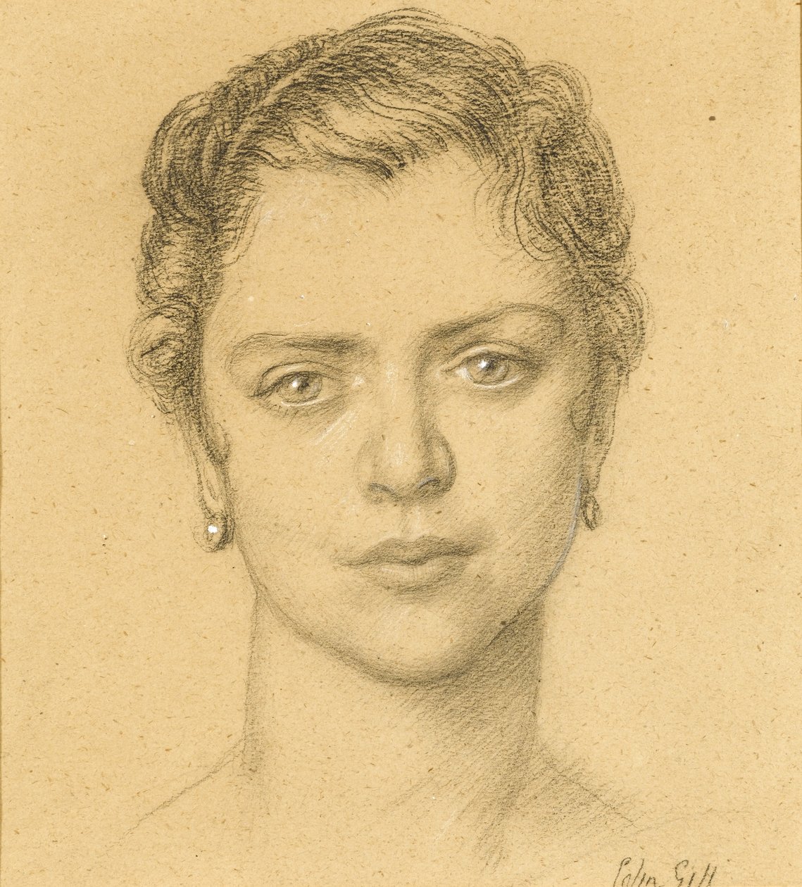 Mabel Lethbridge portréja alkotó: Colin Unwin Gill