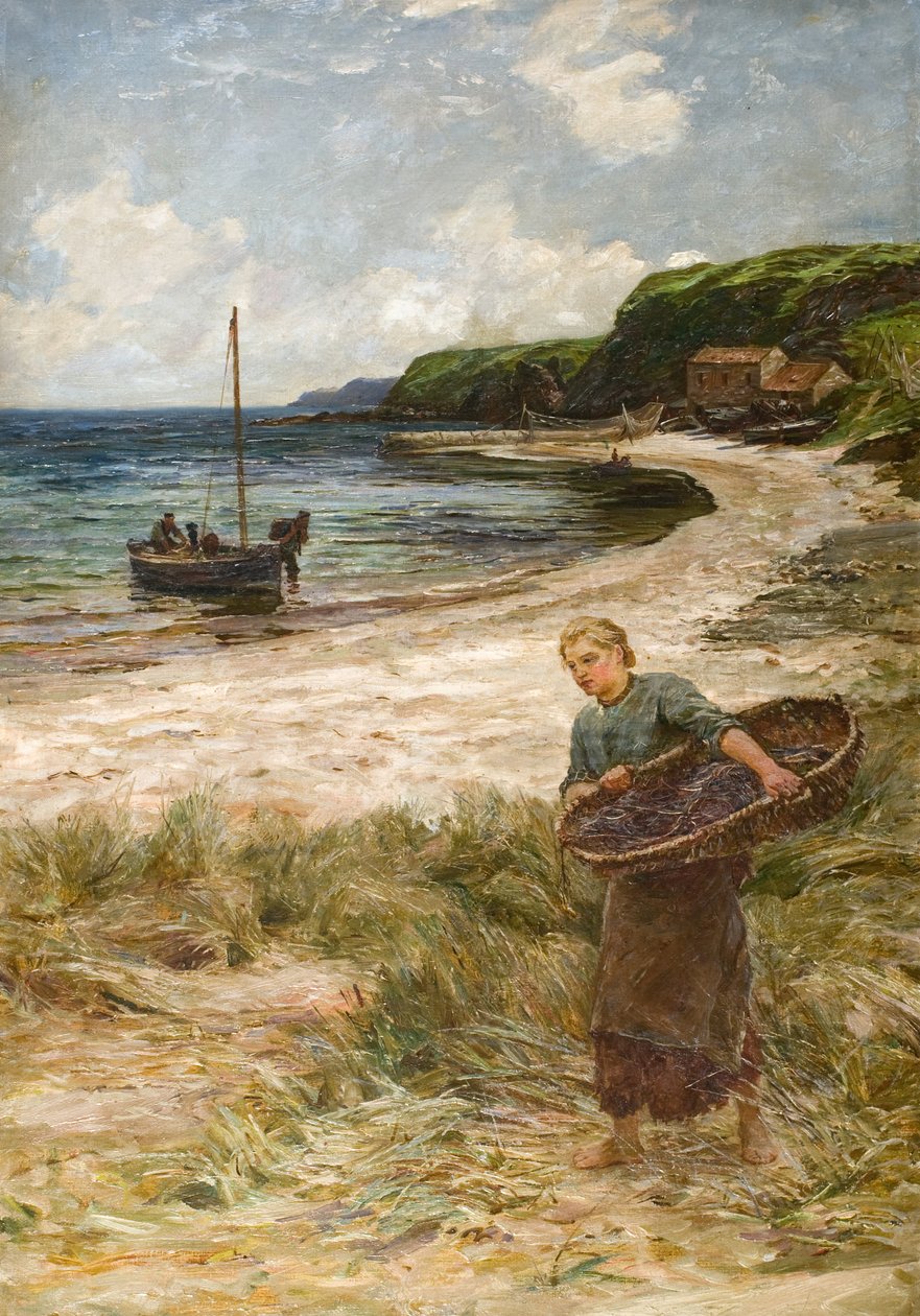 The Lass that Baits the Line alkotó: Colin Hunter