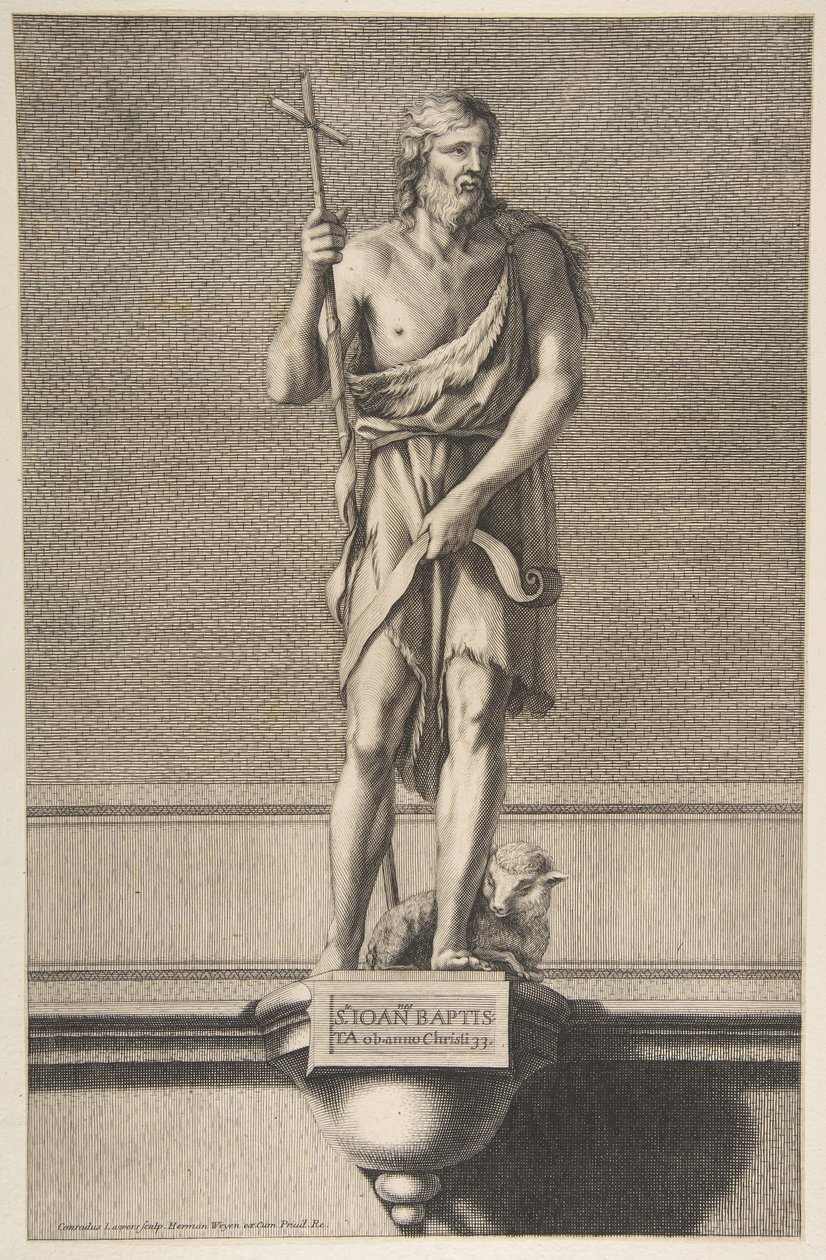 Keresztelő Szent János. alkotó: Conrad Lauwers