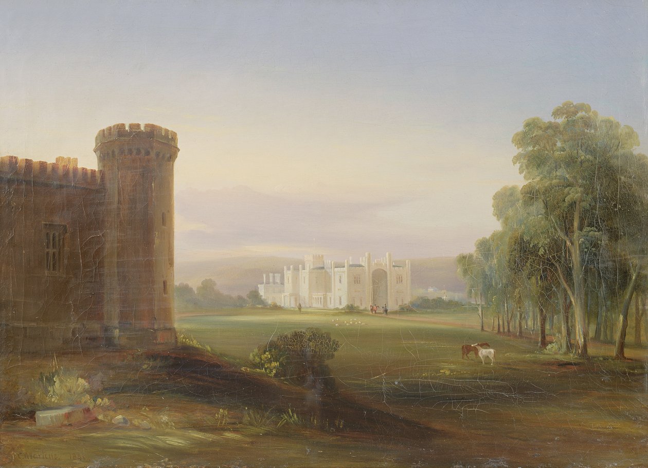 Kormányház és istállók, Sydney, 1841 alkotó: Conrad Martens