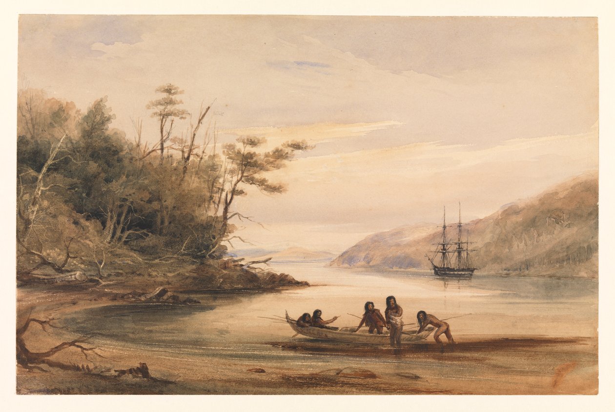 Portrait Cove, Beagle-csatorna alkotó: Conrad Martens