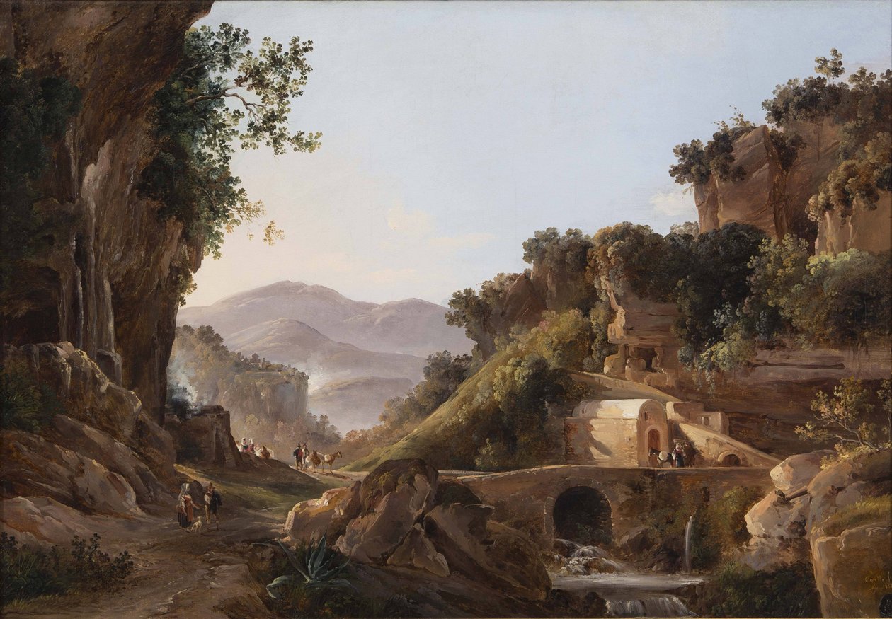 Cava de Tirreni, 1857. alkotó: Consalvo Carelli
