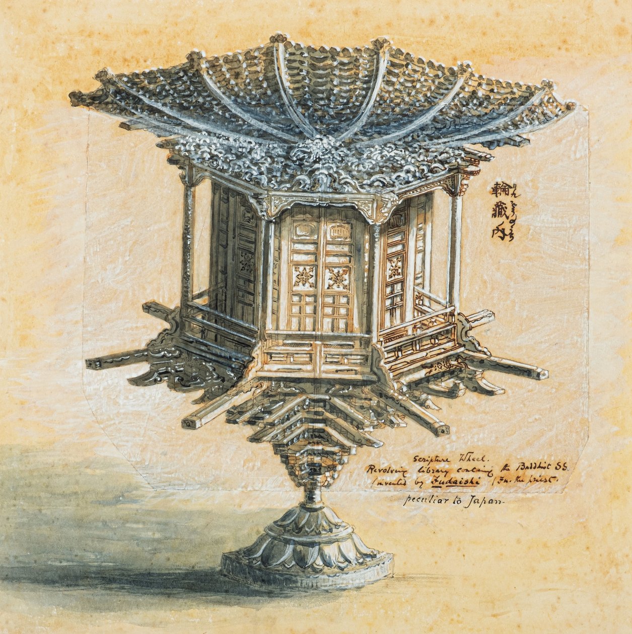 Scripture Wheel (akvarell) alkotó: Constance Frederica Gordon Cumming
