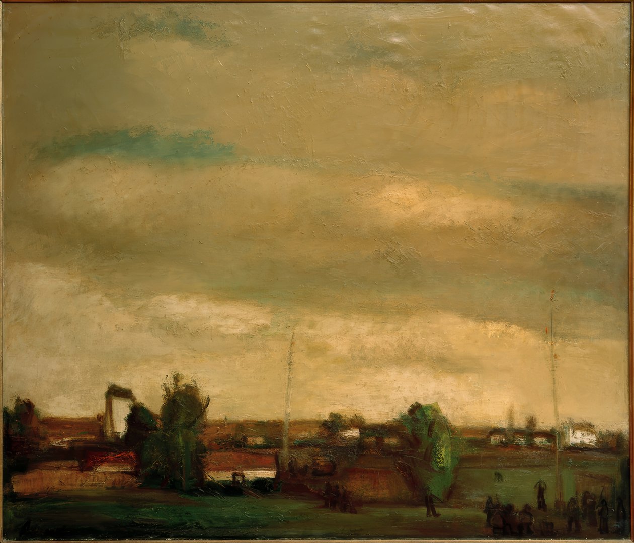 Falu és íjászat alkotó: Constant Permeke
