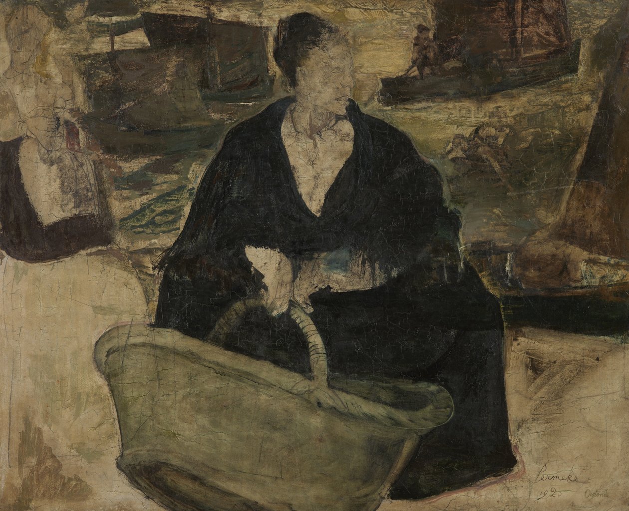 Halász felesége alkotó: Constant Permeke