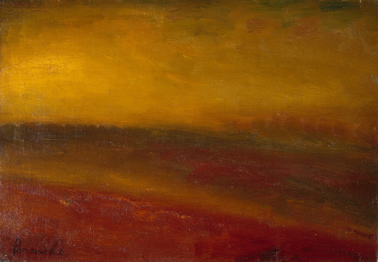 Naplemente táj (olaj, vászon) alkotó: Constant Permeke