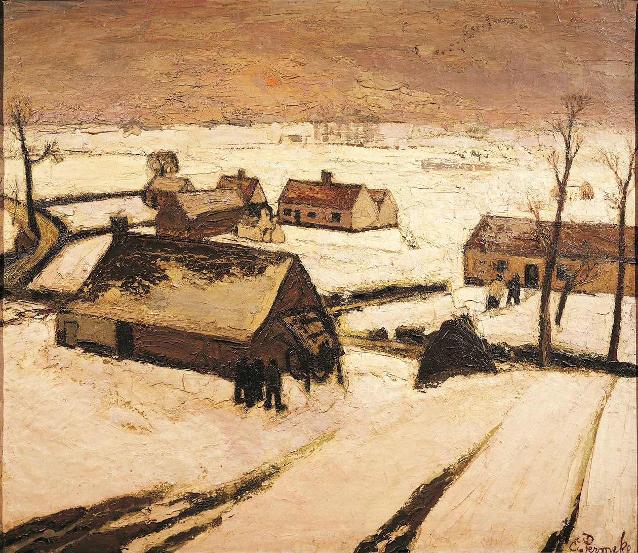 Az utolsó szentségek alkotó: Constant Permeke