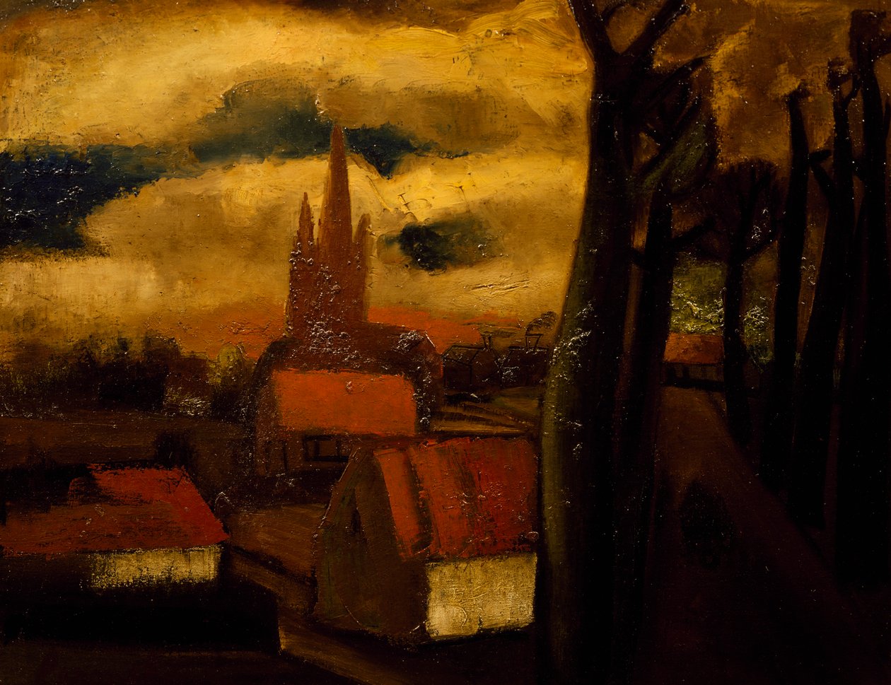 A vörös tetők alkotó: Constant Permeke
