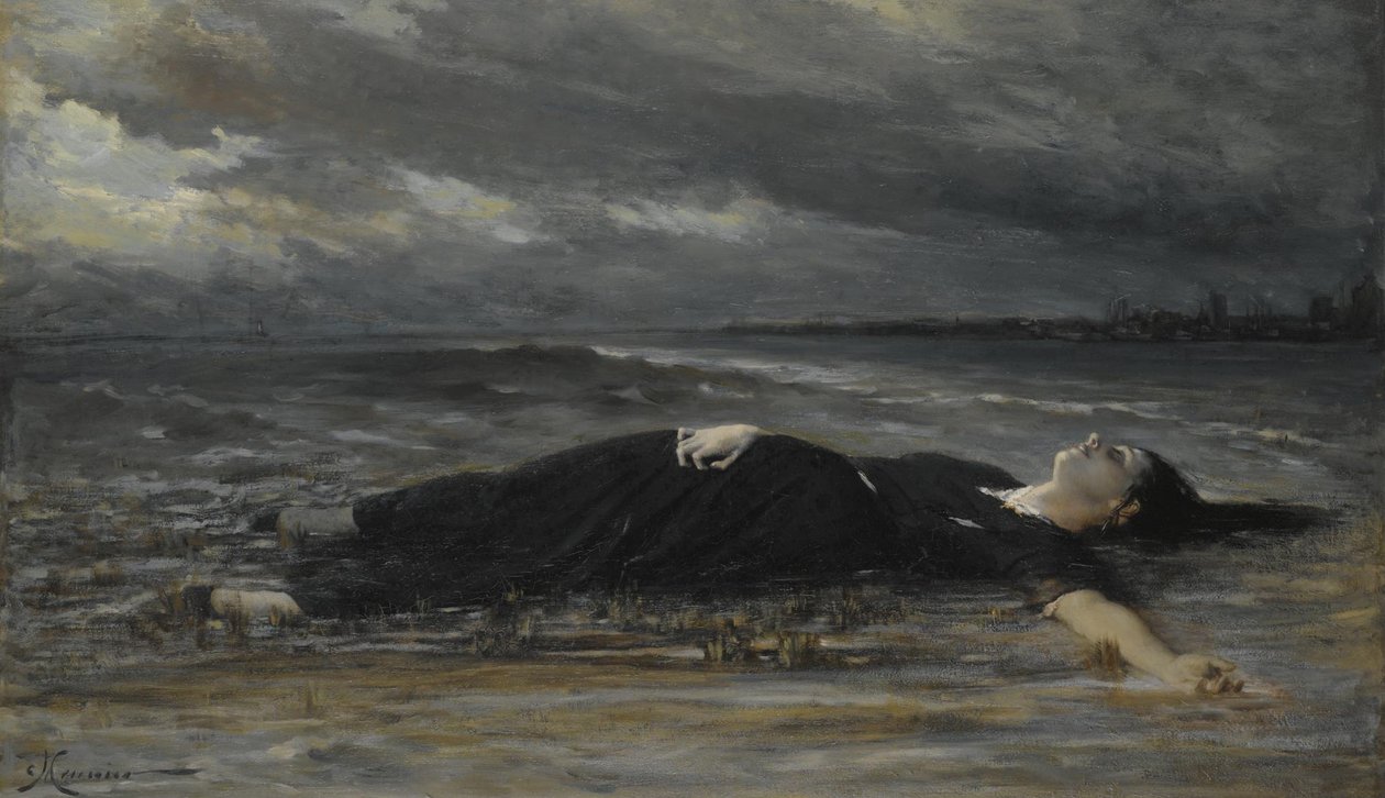 Ophelia alkotó: Constantin Emile Meunier