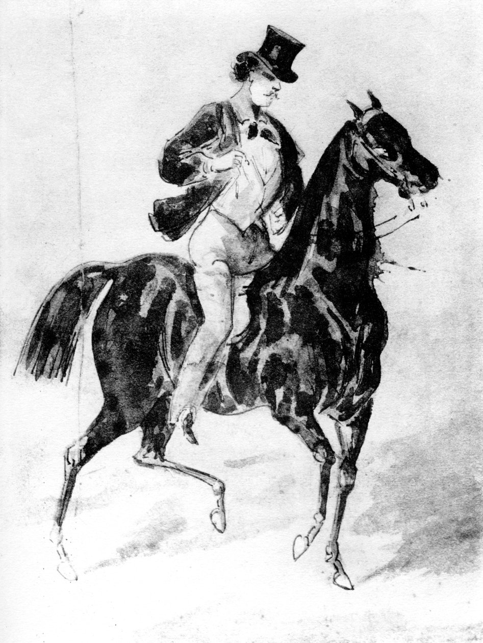 Egy Dandy, 19. század, 1930. alkotó: Constantin Guys