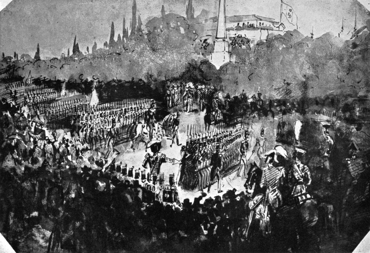 Áttekintés Madridban, 1930. alkotó: Constantin Guys