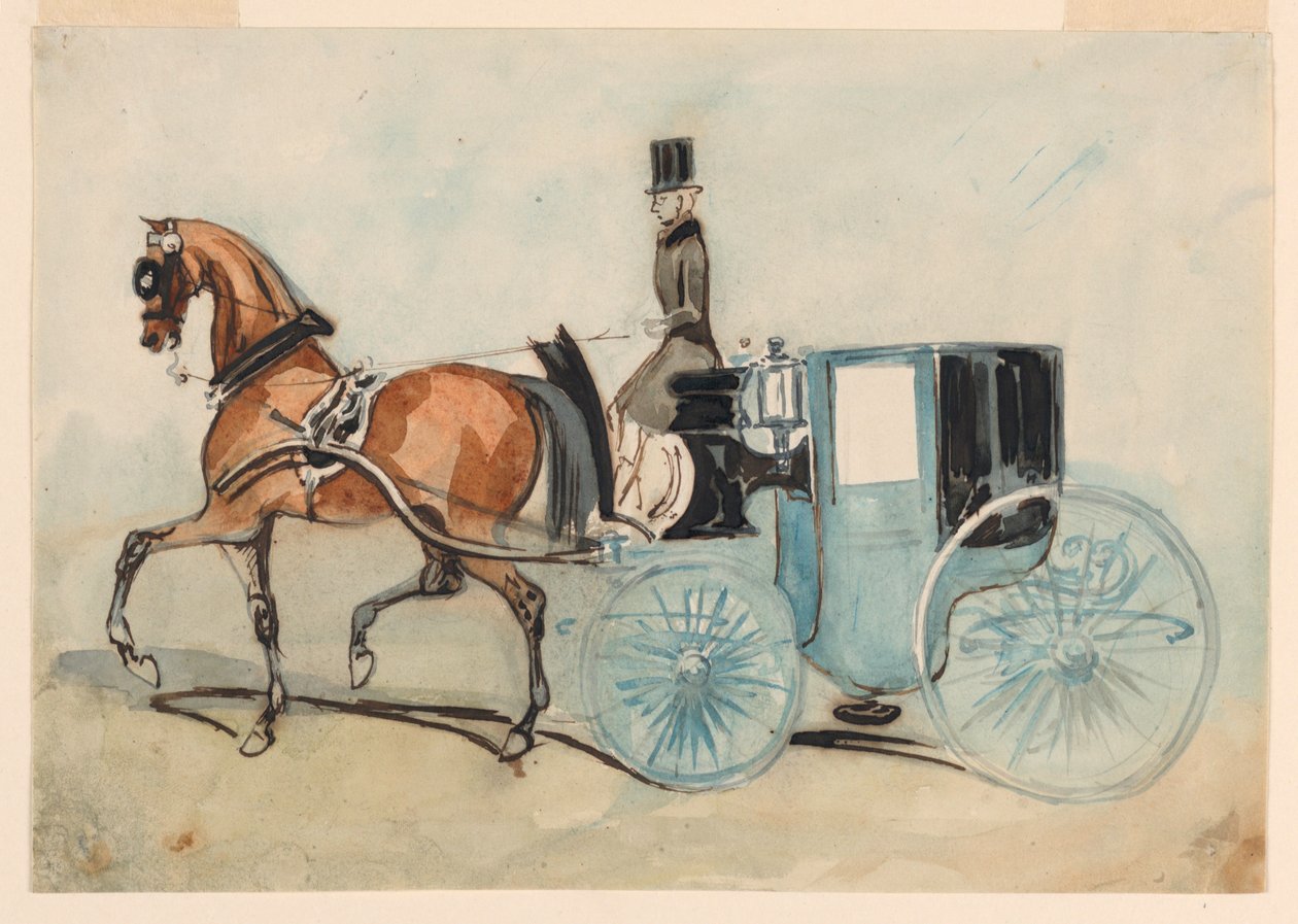 A Blue Brougham alkotó: Constantin Guys