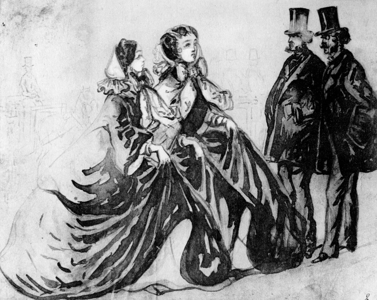 Találkozás, 1930. alkotó: Constantin Guys