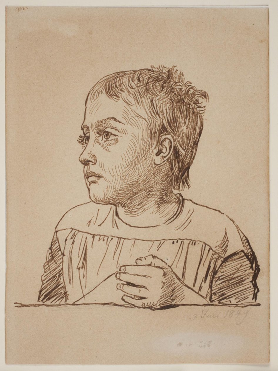 Elise Købke portréja alkotó: Constantin Hansen