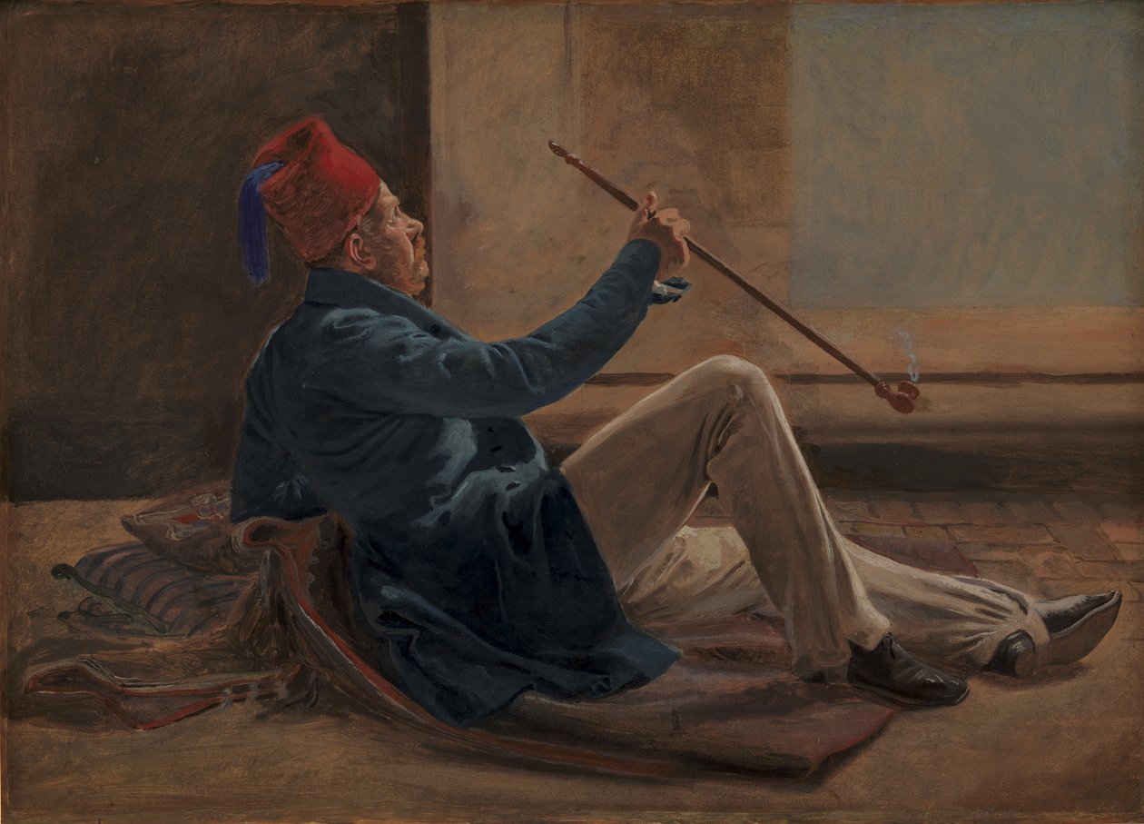 Gottlieb Bindesbøll építész alkotó: Constantin Hansen