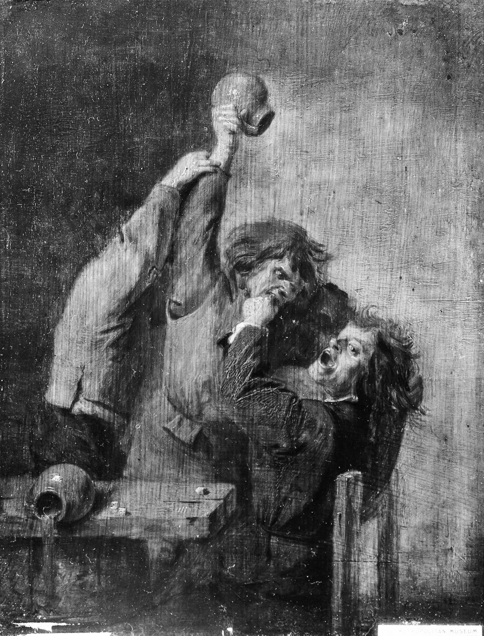 A verekedés. alkotó: Copy after Adriaen Brouwer