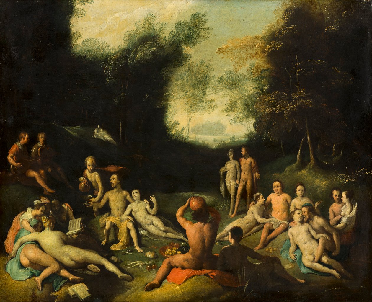 Az emberiség romlottsága az özönvíz előtt alkotó: Cornelis Cornelisz. van Haarlem