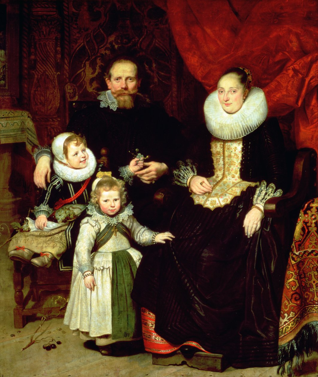 A művész portréja családjával alkotó: Cornelis de Vos