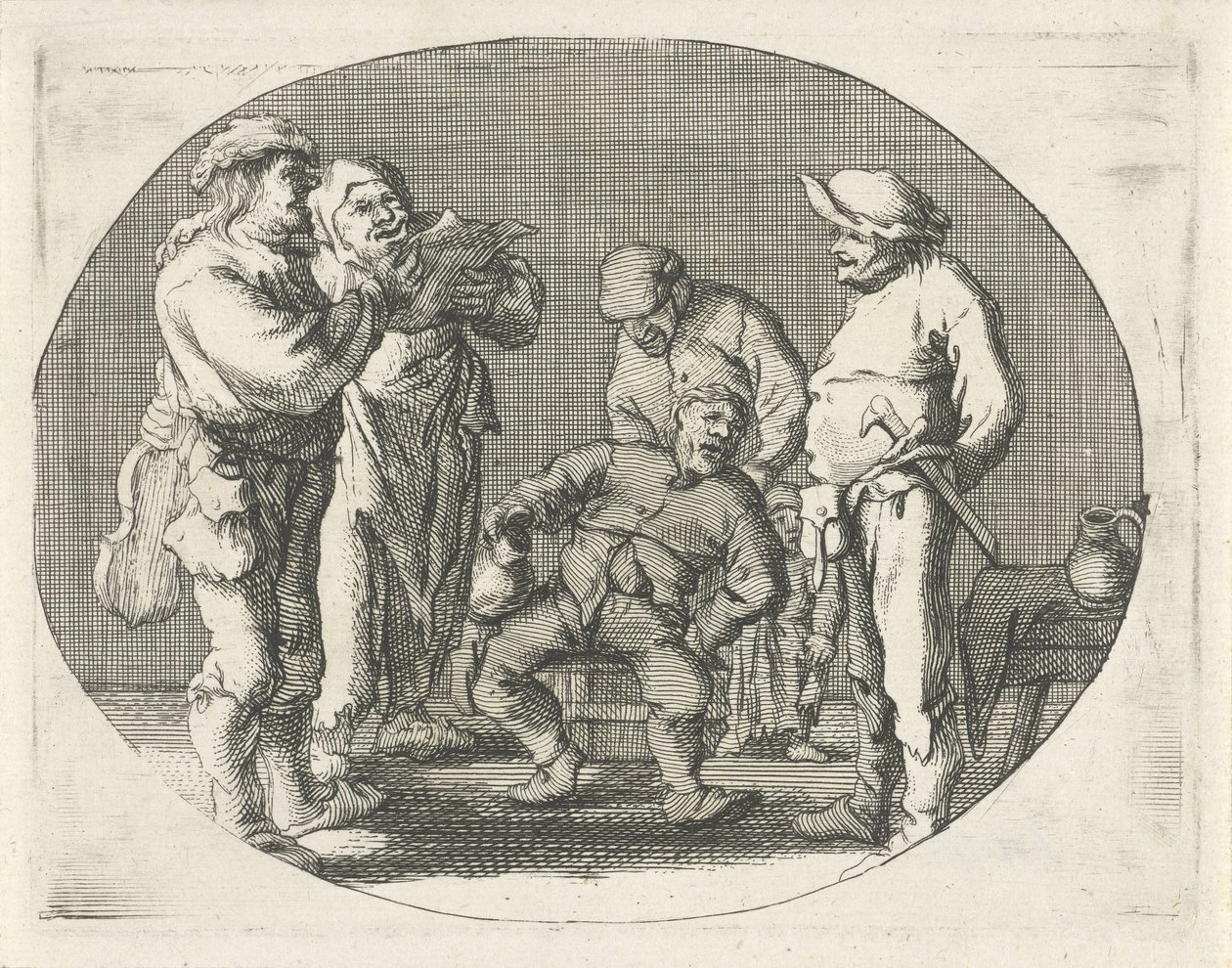 Éneklő tanyacsoport alkotó: Cornelis A. Hellemans