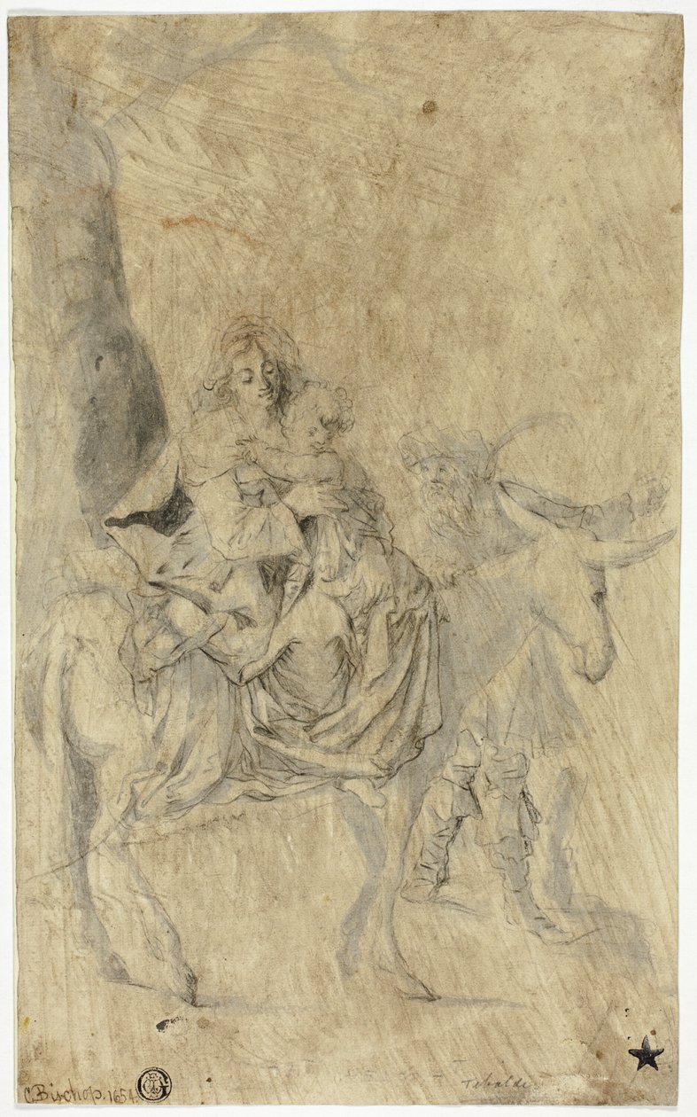 Repülés Egyiptomba alkotó: Cornelis Bisschop
